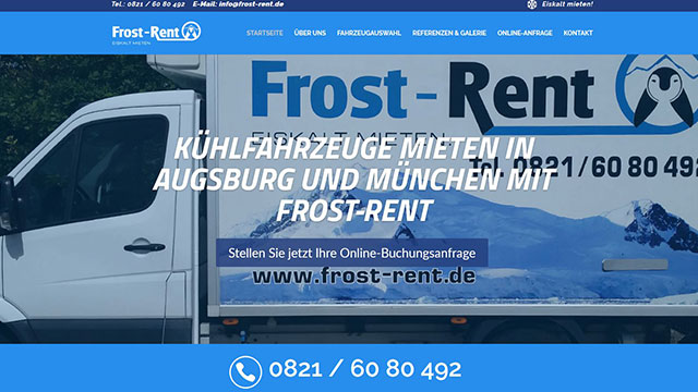 Frost Rent – Kühlfahrzeuge mieten – Referenz