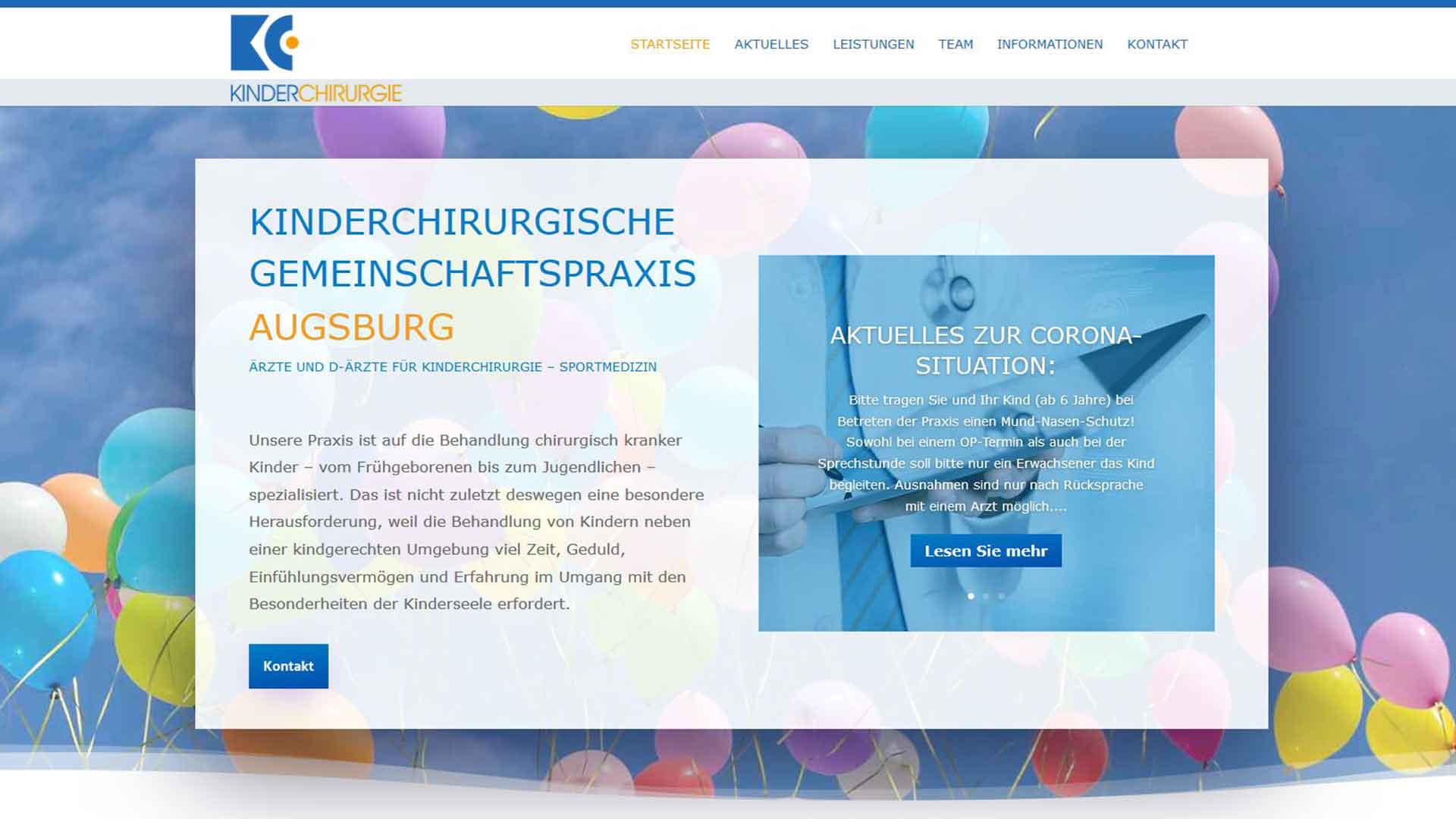Kinderchirurgische Gemeinschaftspraxis – Referenz