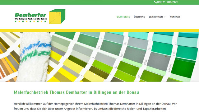 Malerfachbetrieb Demharter – Referenz