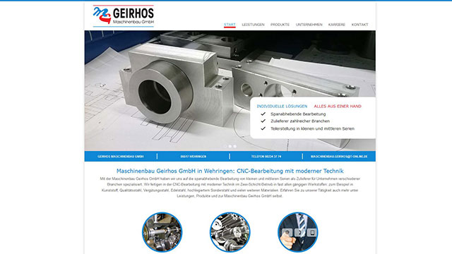 Maschinenbau Geirhos GmbH – Referenz