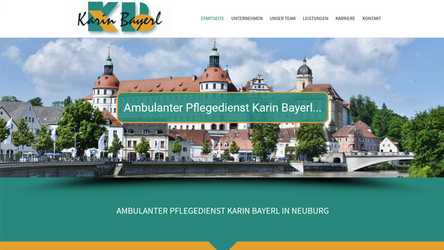 Ambulanter Pflegedienst Karin Bayerl – Referenz