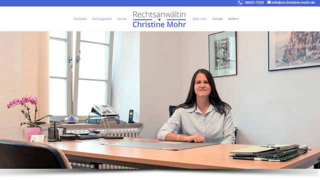 Rechtsanwältin Christine Mohr – Referenz