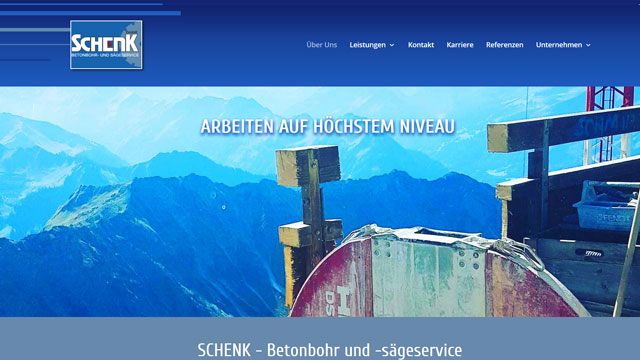 Schenk Betonbohr- und Sägeservice – Referenz