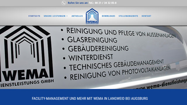 WEMA Facility Management – Referenz